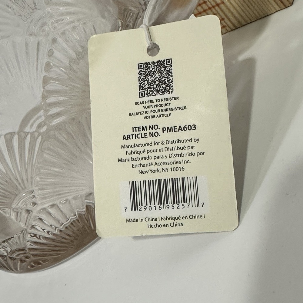 CWC Glass Measuring Cup 33oz ~ 4 Cups PINK Seashell Design NEW Microwaveable - Picture 4 of 7